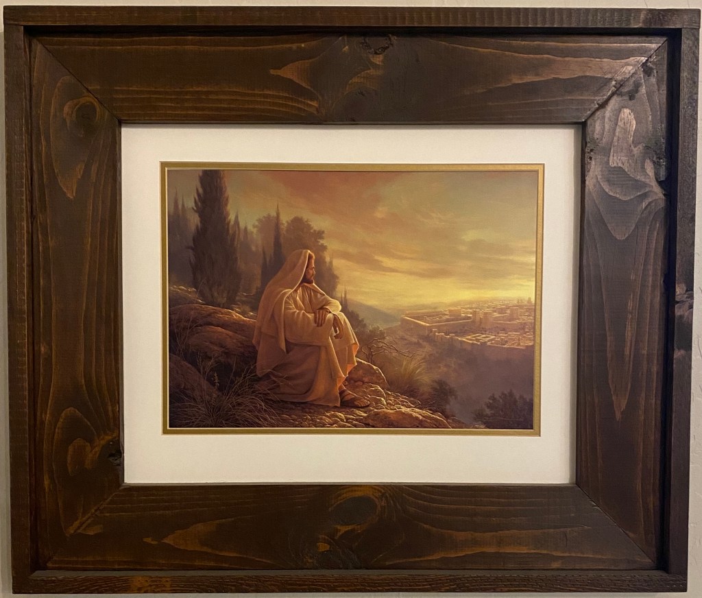 Jesus Looking over Jerusalem